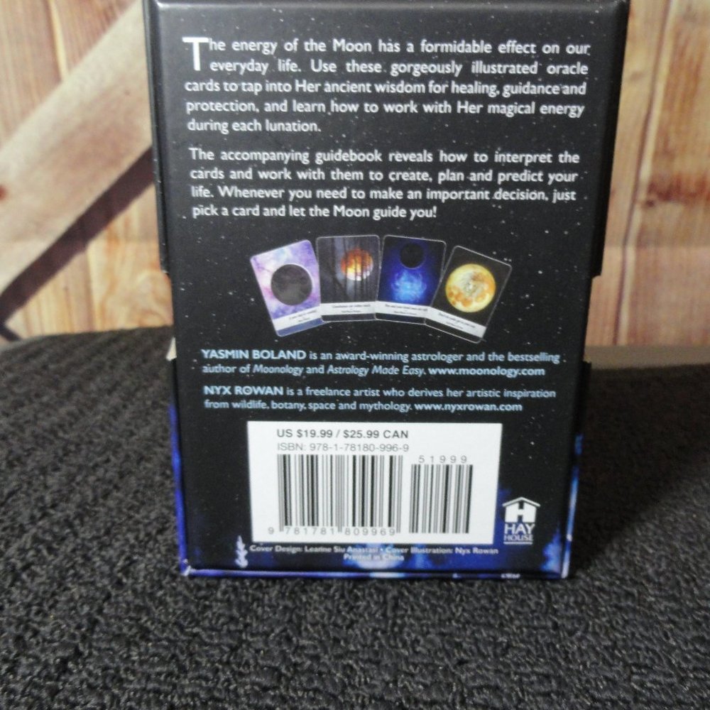 Moonology Oracle 44 Card Deck & Guidebook~NEW~Yasmin Boland~Wiccan~Astro… - Picture 3 of 5